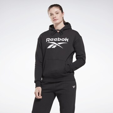 Reebok Sweatshirt in Black: front