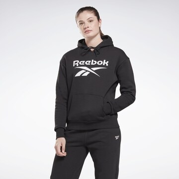 Reebok - Sudadera en negro: frente