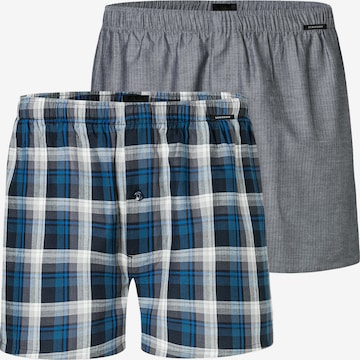 Boxers SCHIESSER en bleu : devant