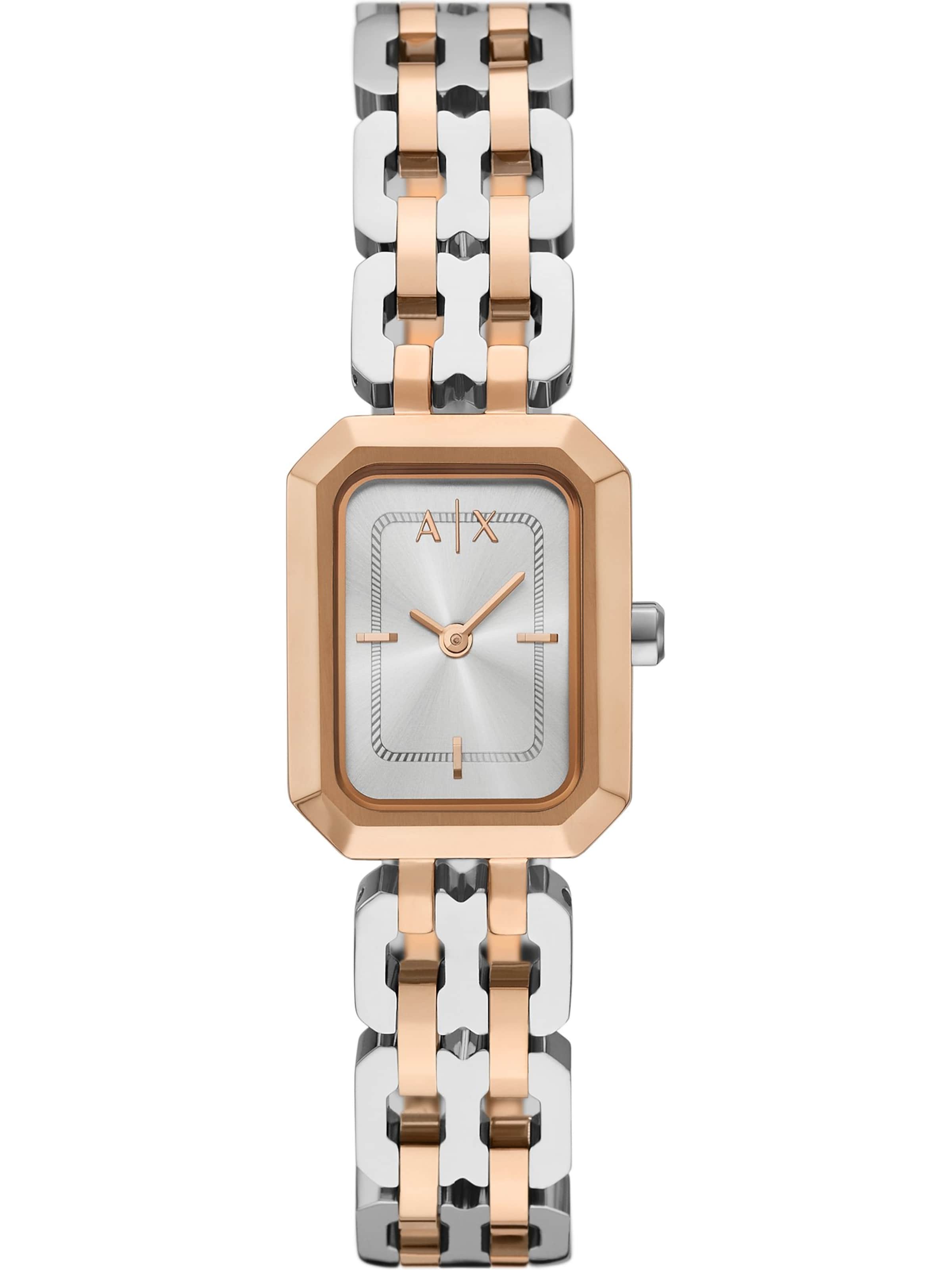 Ceas analogic de la ARMANI EXCHANGE pe auriu: față