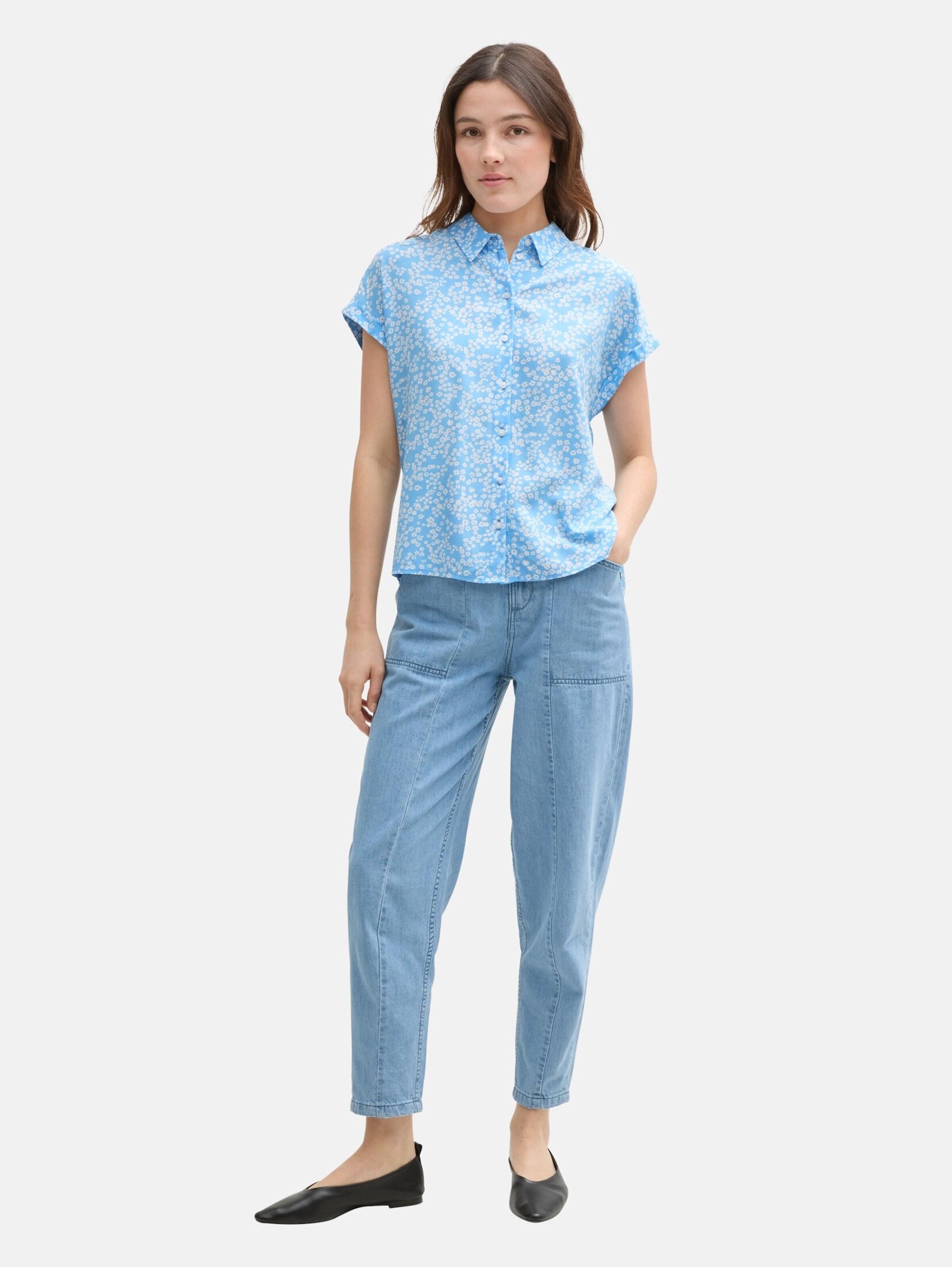 TOM TAILOR Denim Blusen-Top Für Damen – Lässig, Aus Weichem Crepe, Nachhaltig (BE PART)