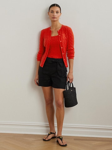 Lauren Ralph Lauren Knit cardigan in Orange