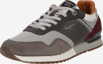 Sneaker bassa 'London' di Pepe Jeans in grigio: frontale