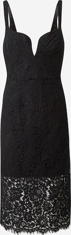 Bardot Cocktail Dress 'ADELINE' in Black: front