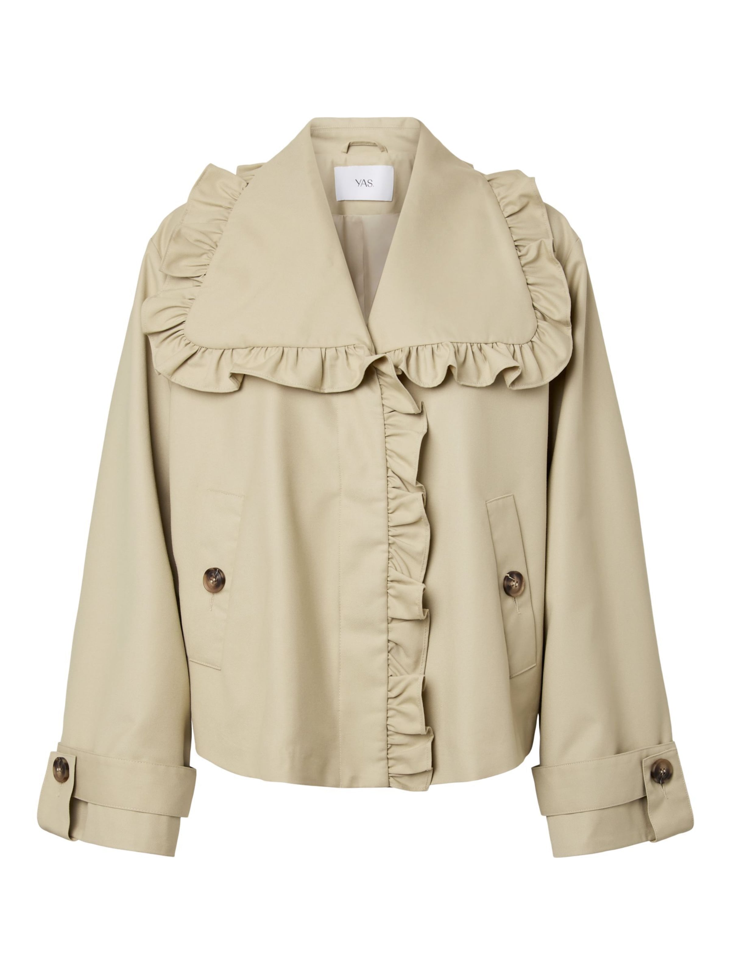 YAS Overgangsjakke 'YASElsana' i beige: forside