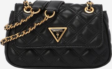 Borsa a spalla 'Giully' di GUESS in nero: frontale