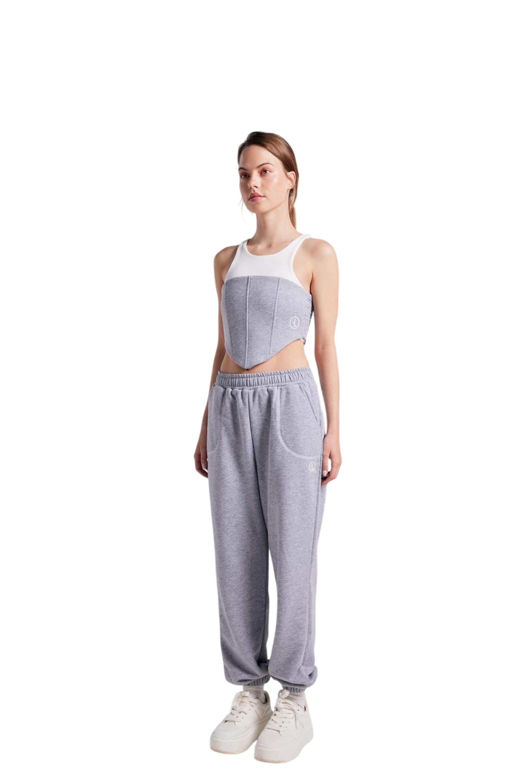 HOLLY LOLLY Tapered Hose in Grau