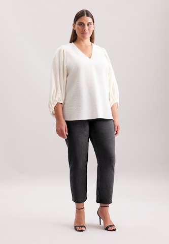 SEIDENSTICKER Blouse ' Schwarze Rose ' in White