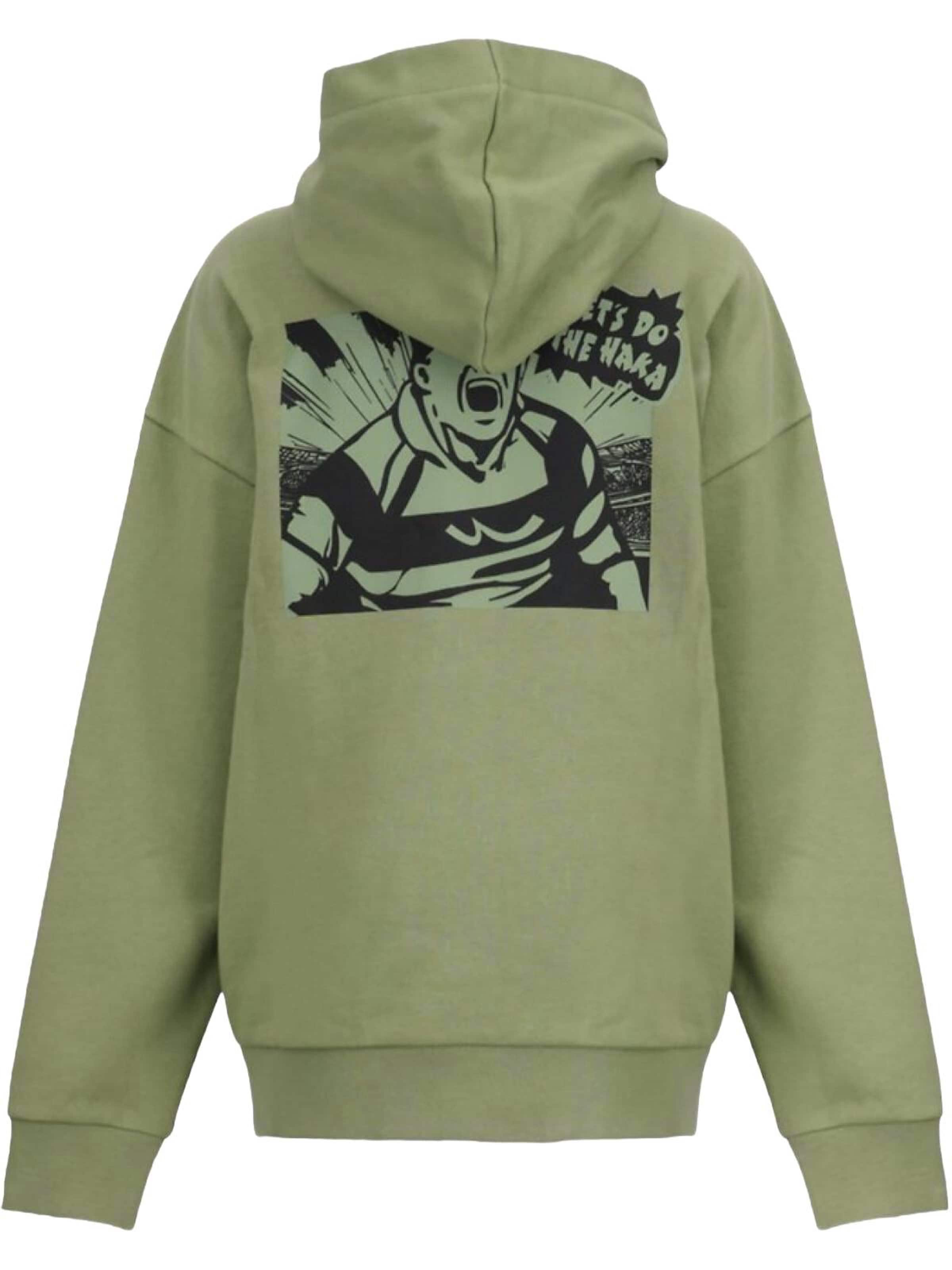 LTB Jeans - Sudadera 'LTB Jeans Jungen Sweatshirt mit Rückendruck' en verde