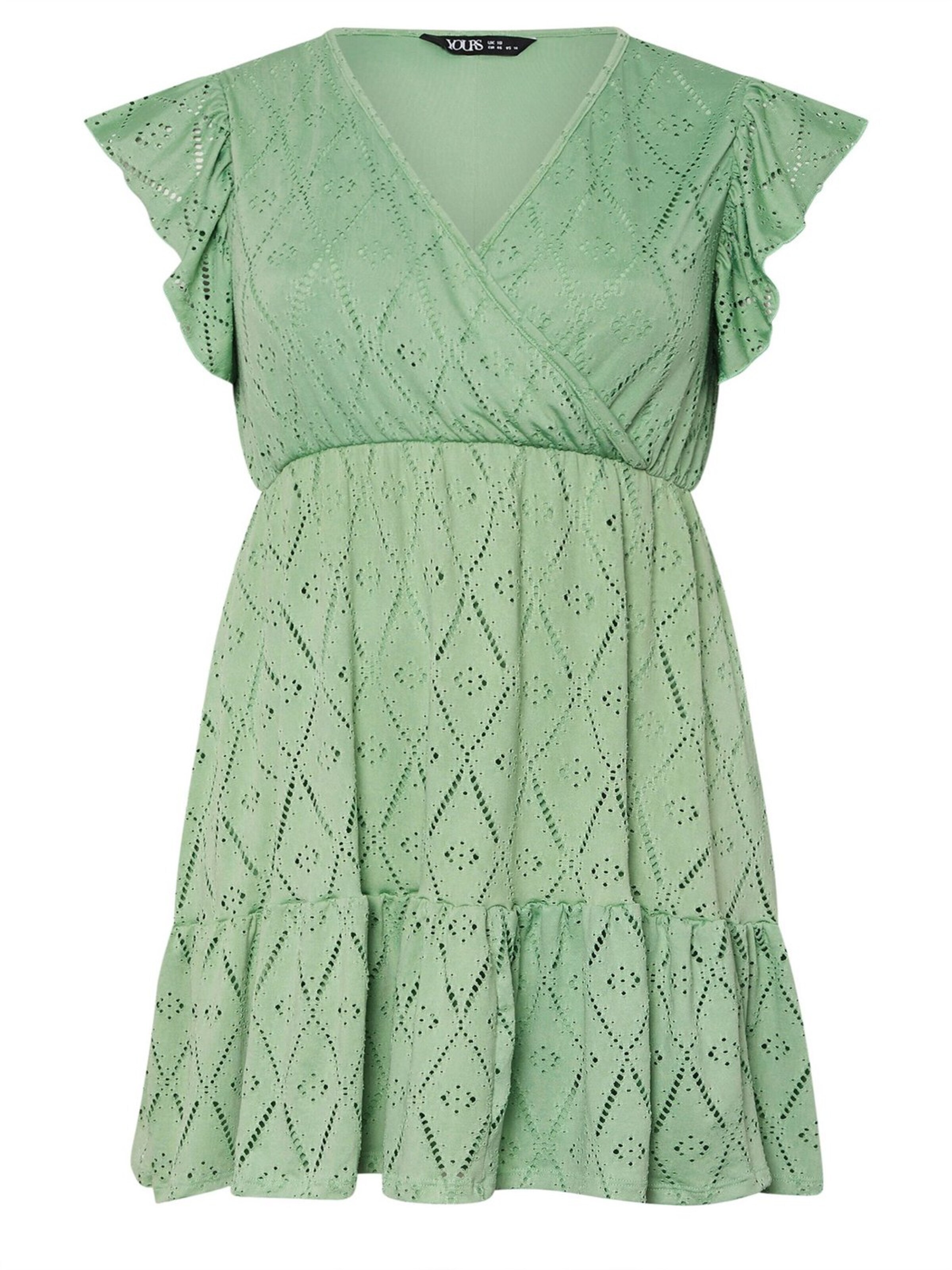 Stil Diva Jurk in Groen: voorkant