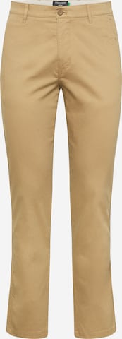 Dockers - Slimfit Pantalón chino en beige: frente