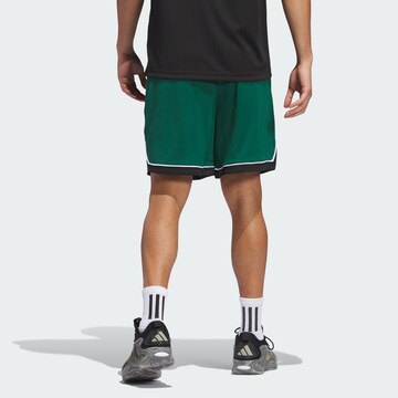 ADIDAS PERFORMANCE Loose fit Sports trousers in Green