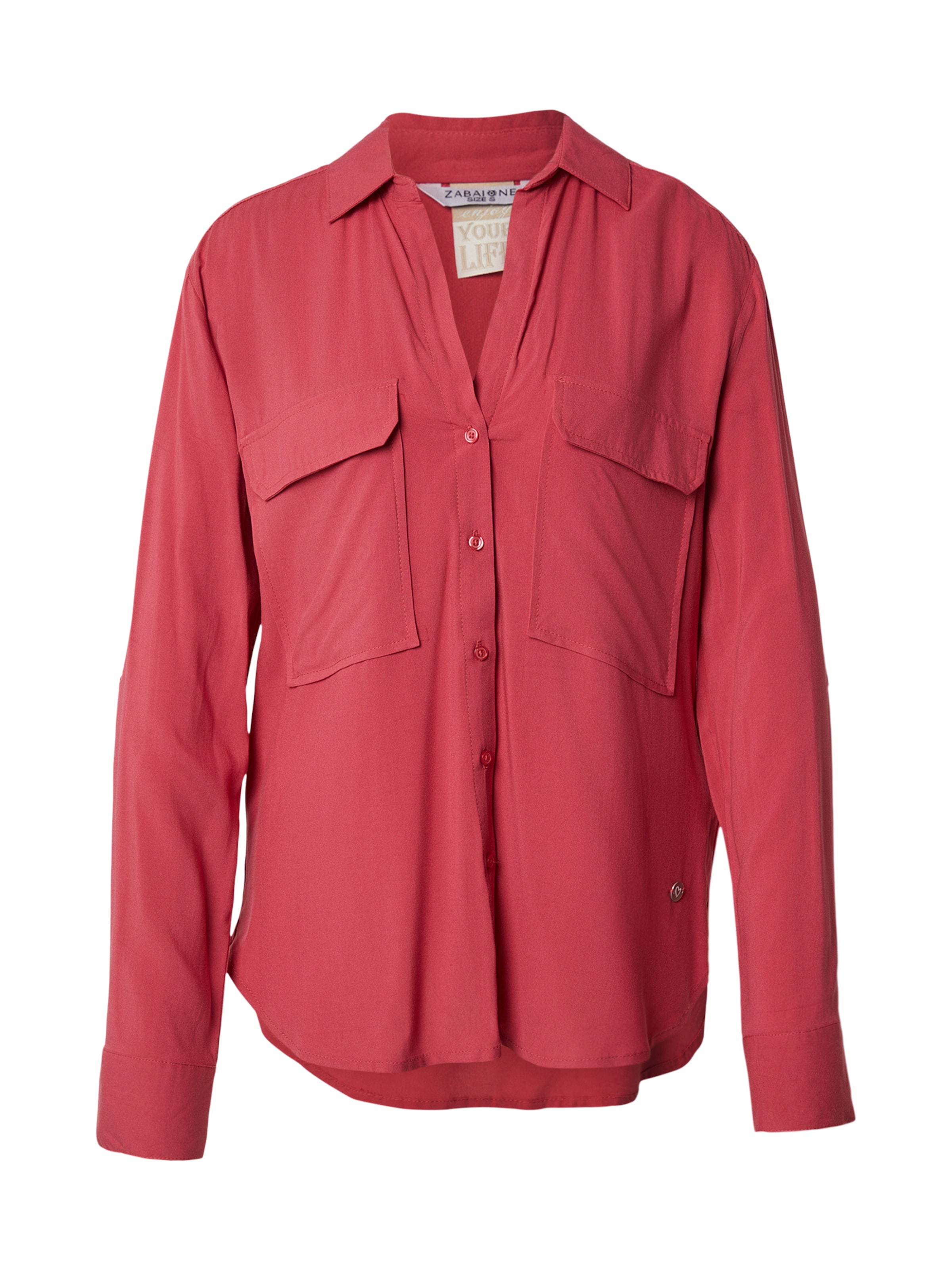 Camicia da donna 'Ba44bette' di ZABAIONE in rosa: frontale