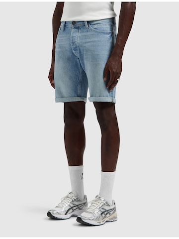 Pure Path Slimfit Jeans in Blauw: voorkant