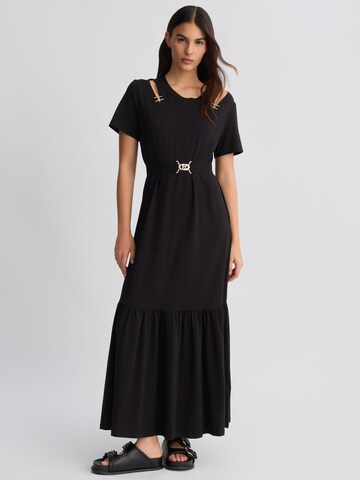 Liu Jo - Vestido en negro: frente