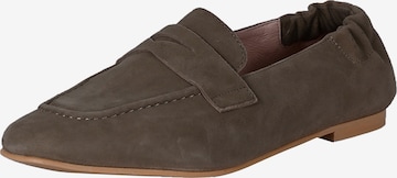 Apple of Eden Moccasins in Brown: front