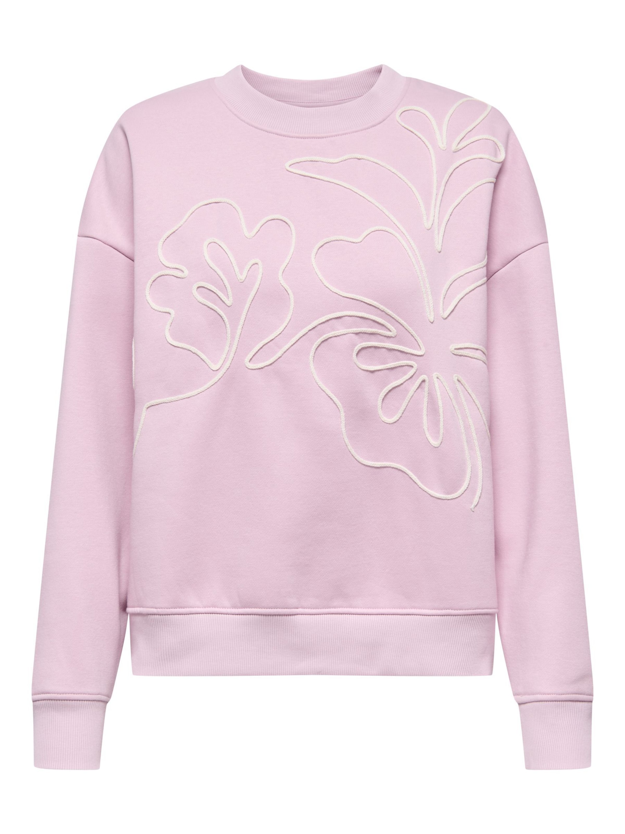 JDY Sweatshirt 'JDYCANOA' in Lila: voorkant