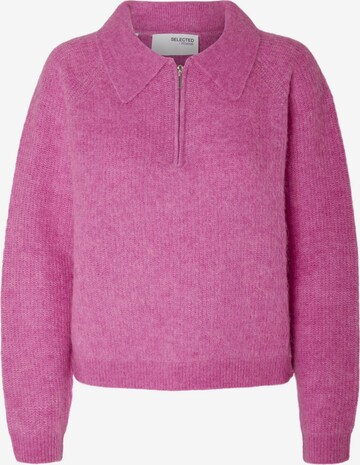 SELECTED FEMME Trui in Roze: voorkant