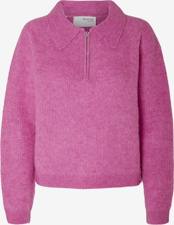 SELECTED FEMME Pullover in Pink: predná strana