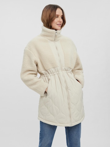 VERO MODA معطف لمختلف الفصول 'Reesealison' بلون بيج: الأمام