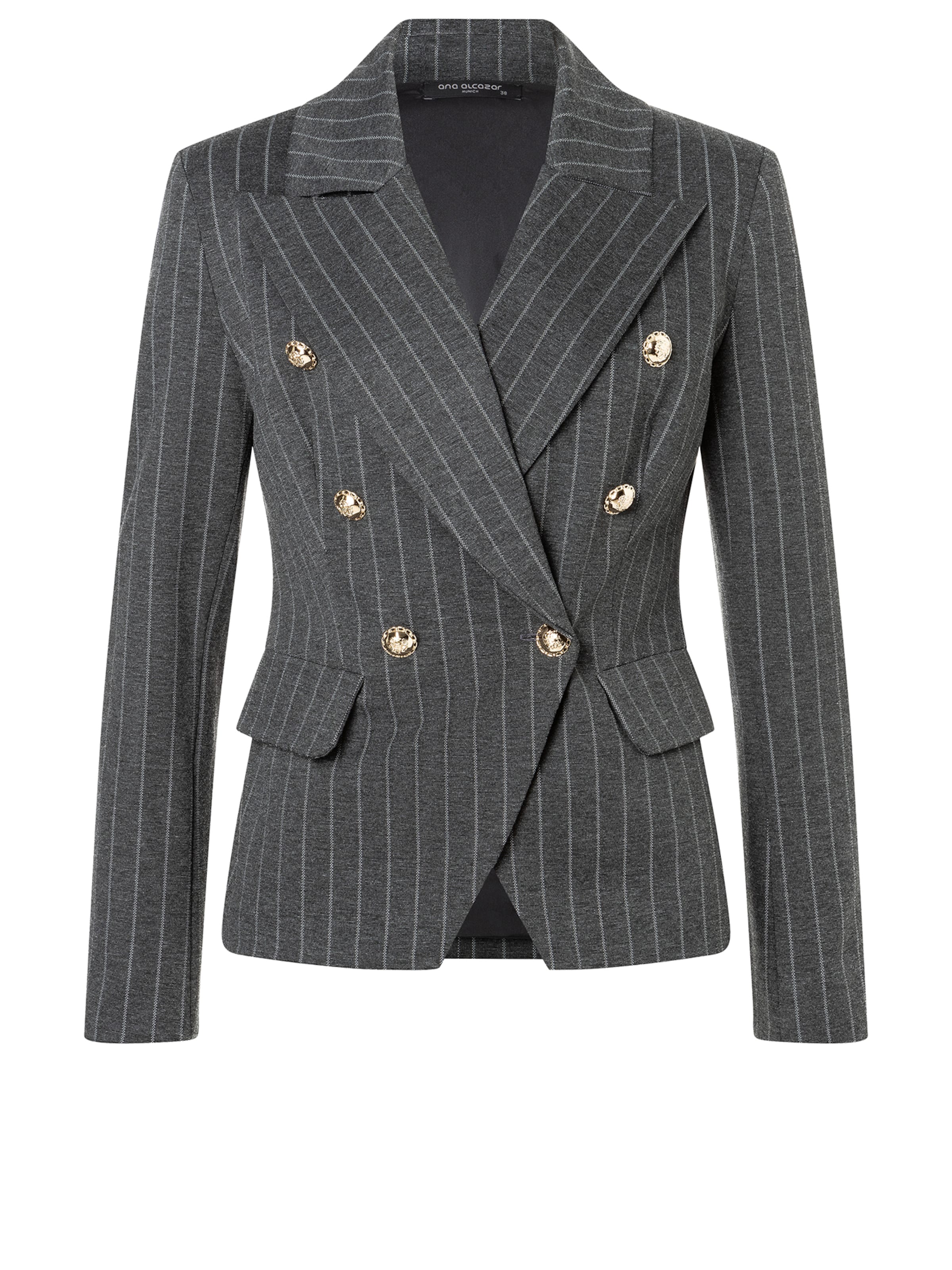 Ana Alcazar Blazers ' Sombea ' in Grijs: voorkant