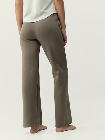 évasé Pantalon 'Kioko' Born Living Yoga en marron