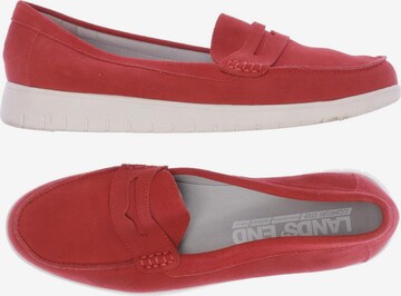 Lands‘ End Flats & Loafers in 41 in Red: front
