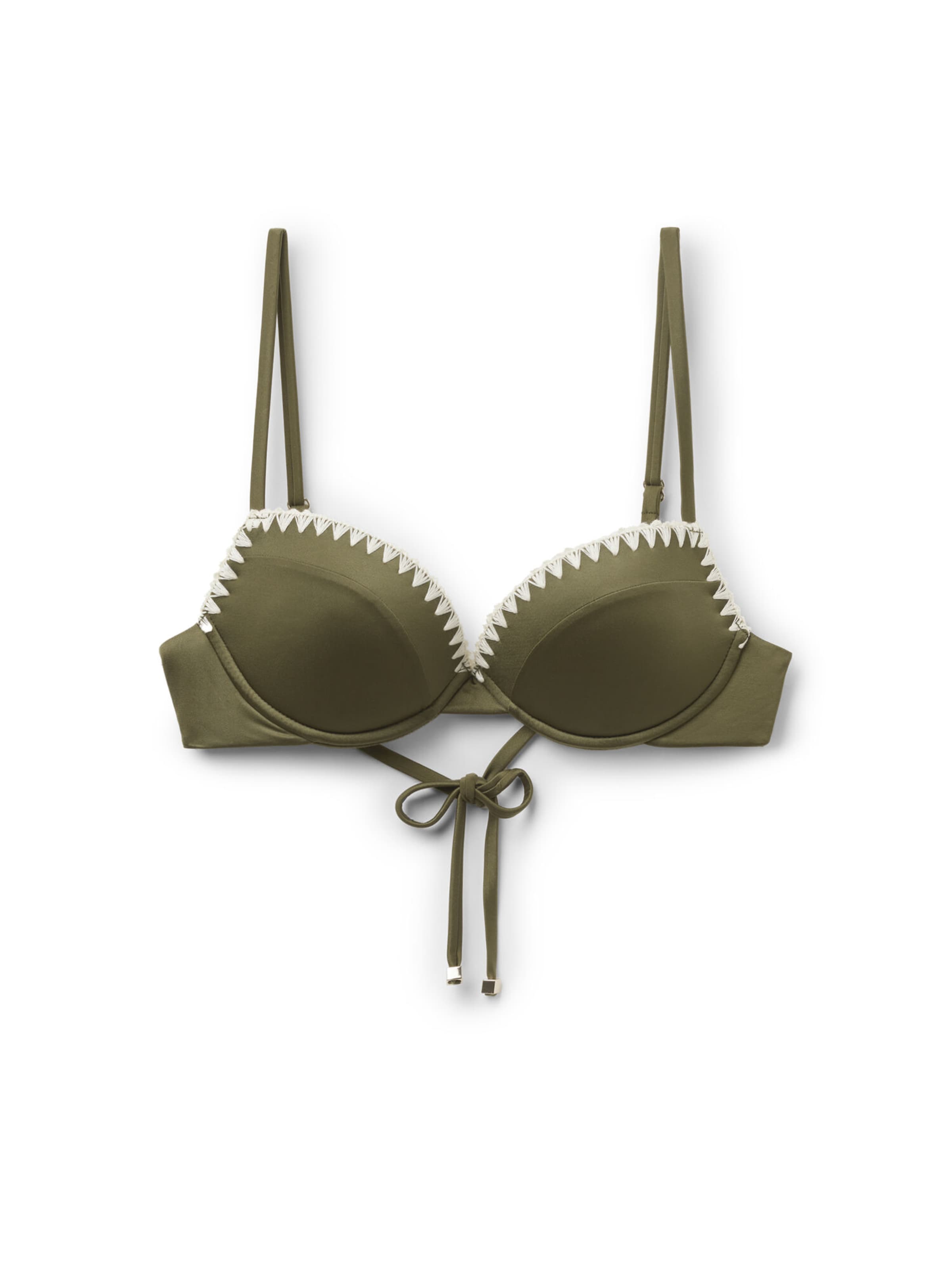 CALZEDONIA Push up bikinitop 'Refined Shine' in grün, Produktansicht