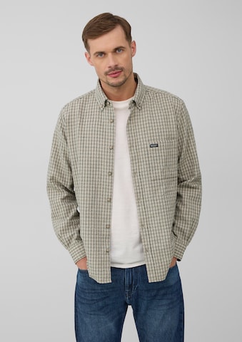 Coupe regular Chemise s.Oliver en beige : devant