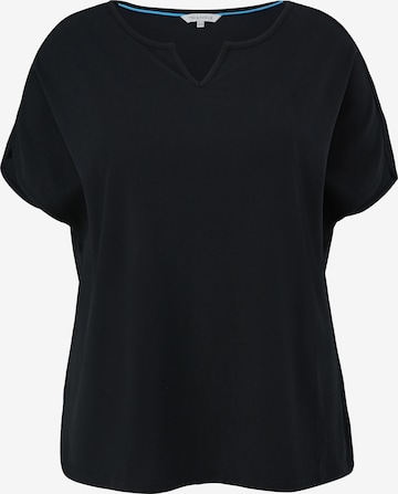 TRIANGLE Majica | črna barva: sprednja stran
