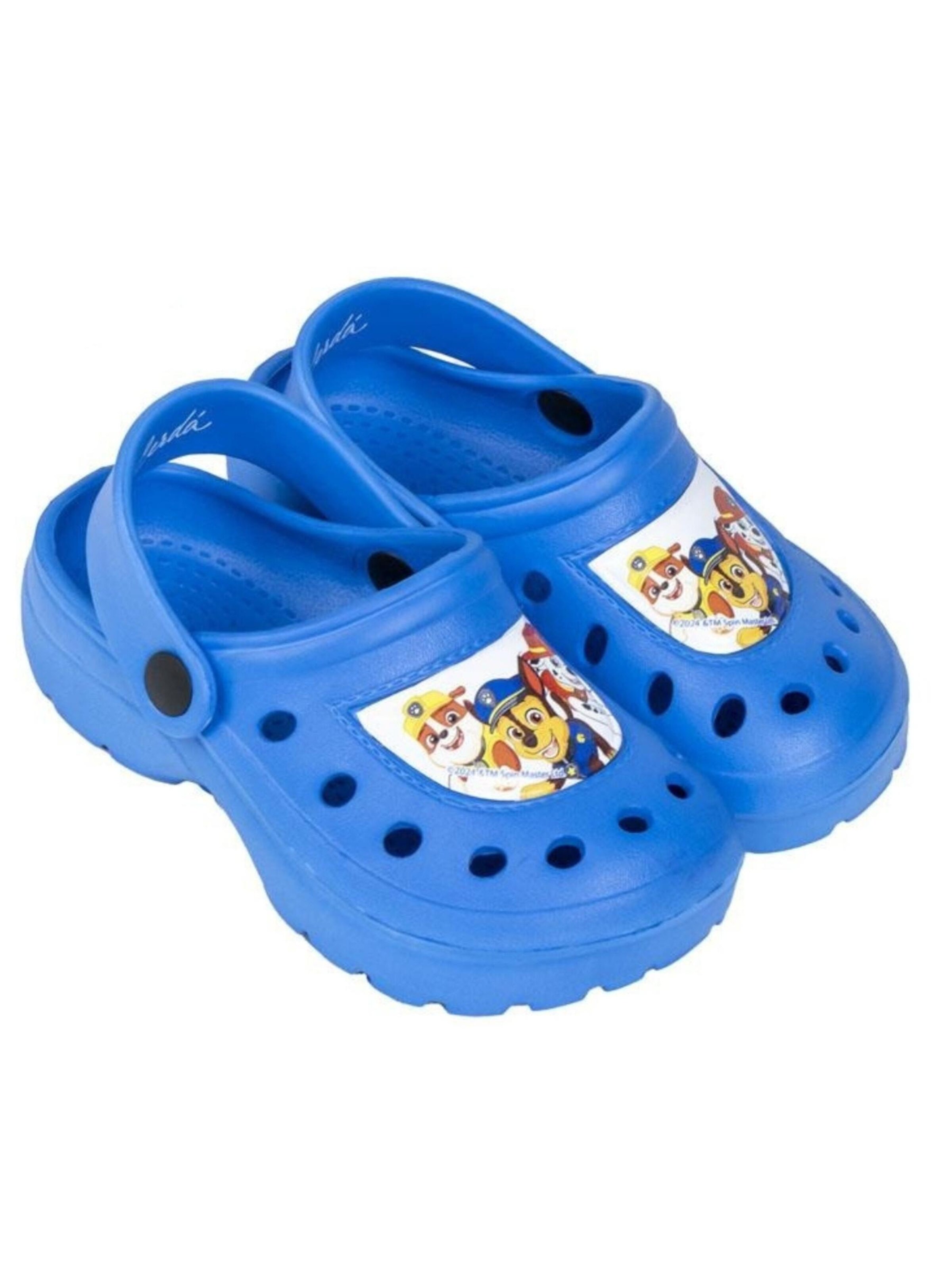 DISNEY Beach & Pool Shoes 'Clogs Paw' in Blue