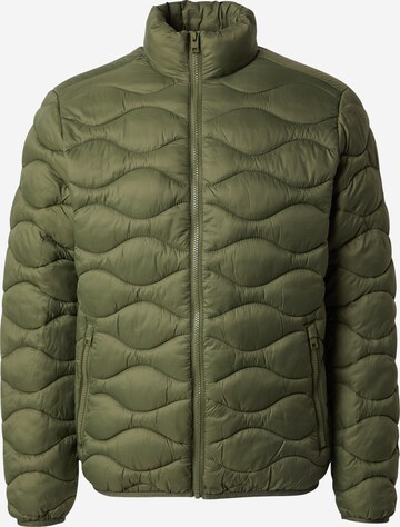 JACK & JONES سترة غير رسمية 'ICEBREAKER' بلون أخضر: الأمام