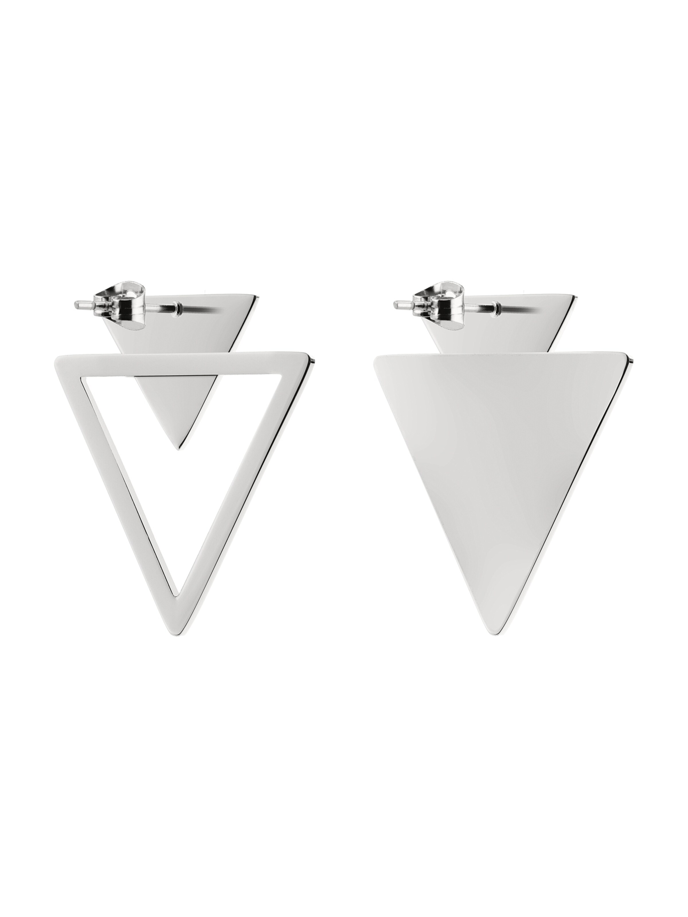 Liebeskind Berlin Earrings 'Dreieck' in Silver