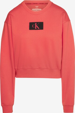Calvin Klein Underwear Sweatshirt in Rood: voorkant
