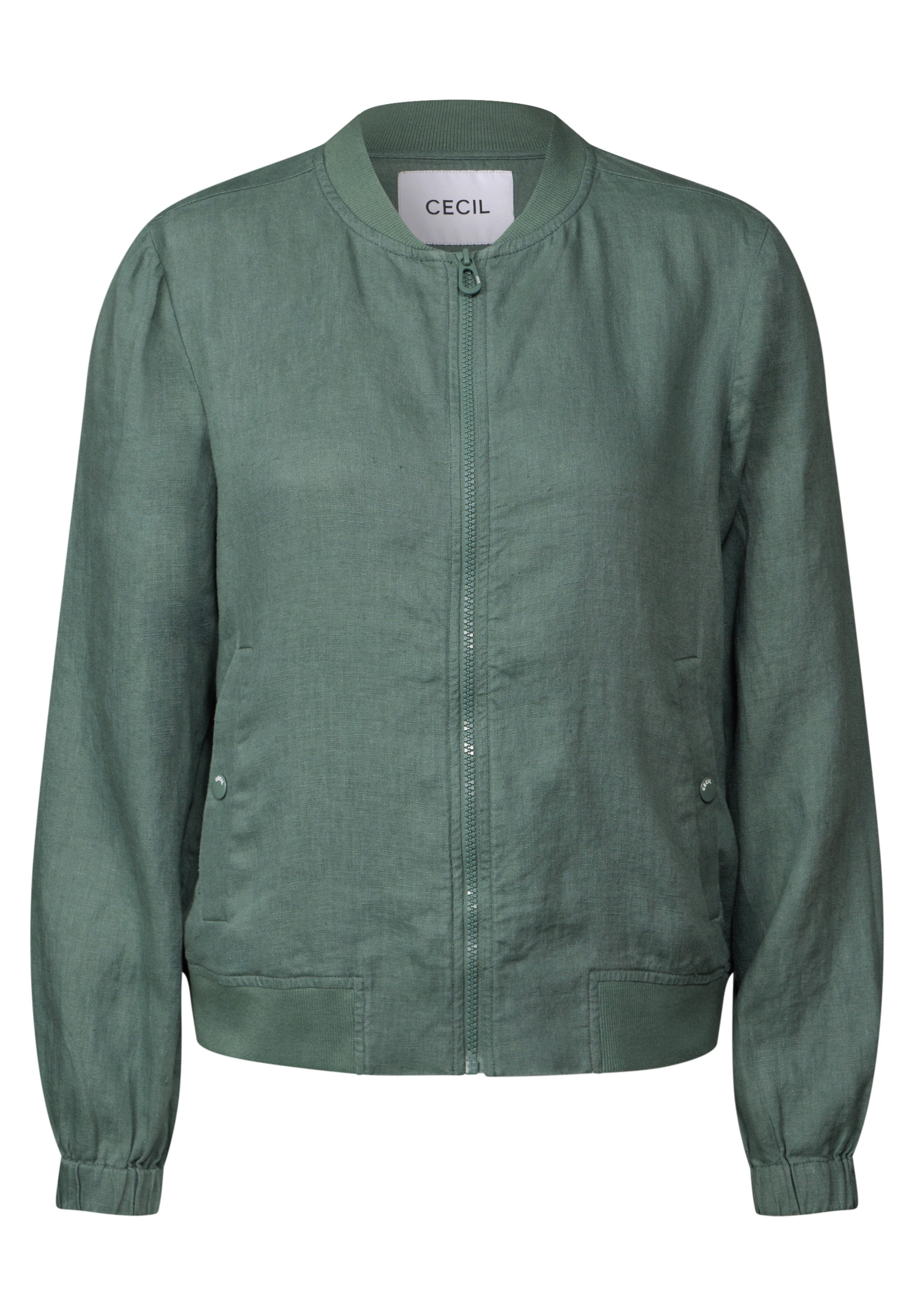 CECIL Between-Season Jacket in Green: front