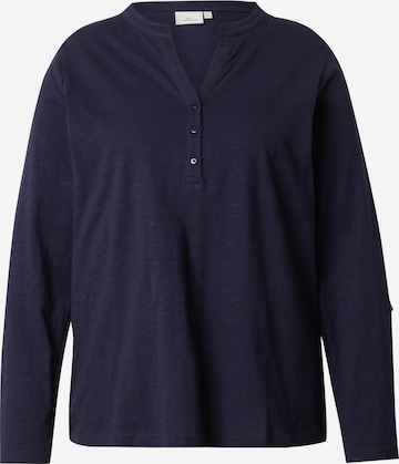 ONLY Carmakoma Bluse 'CARSCARLETTA' in Blau: Vorderseite