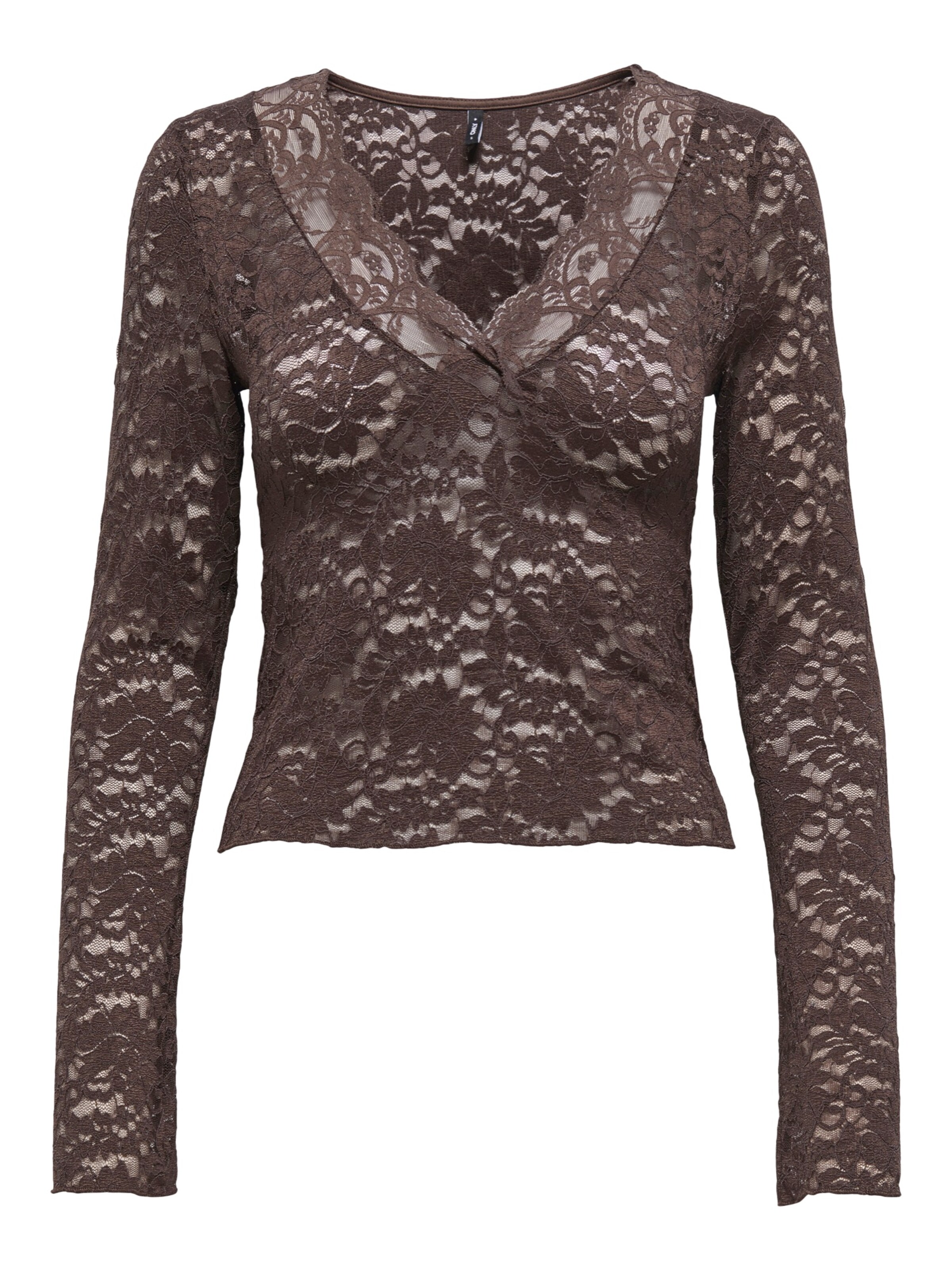 T-shirt 'ONLNikka' ONLY en marron : devant