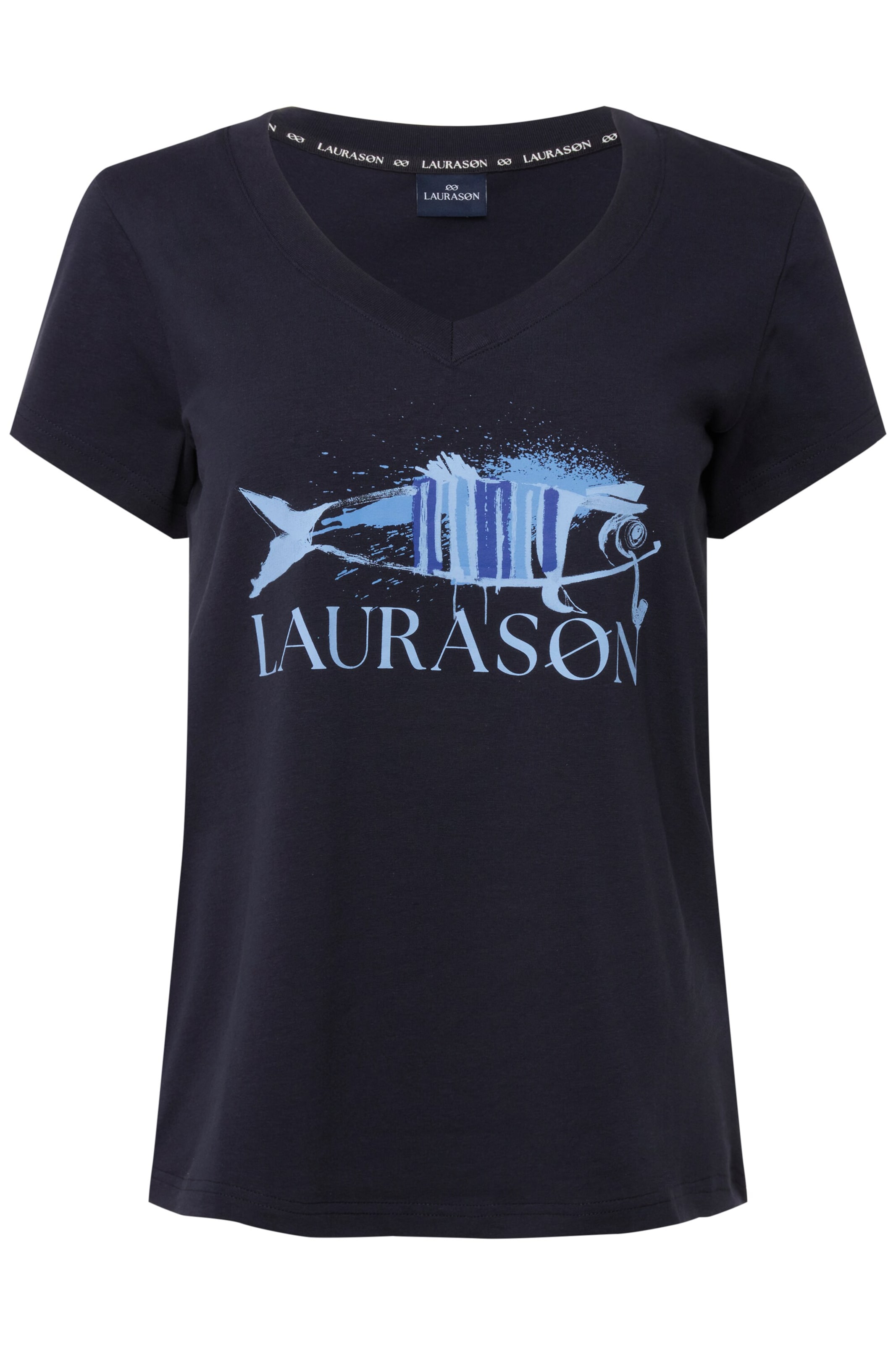 LAURASØN Shirt in Blau: Vorderseite