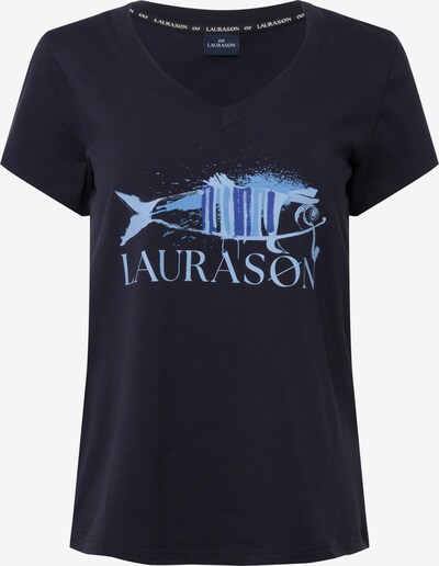 LAURASØN T-shirt en marine / bleu ciel, Vue avec produit