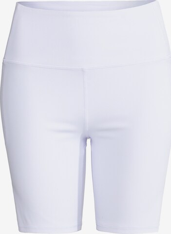 Spyder Workout Pants in White: front