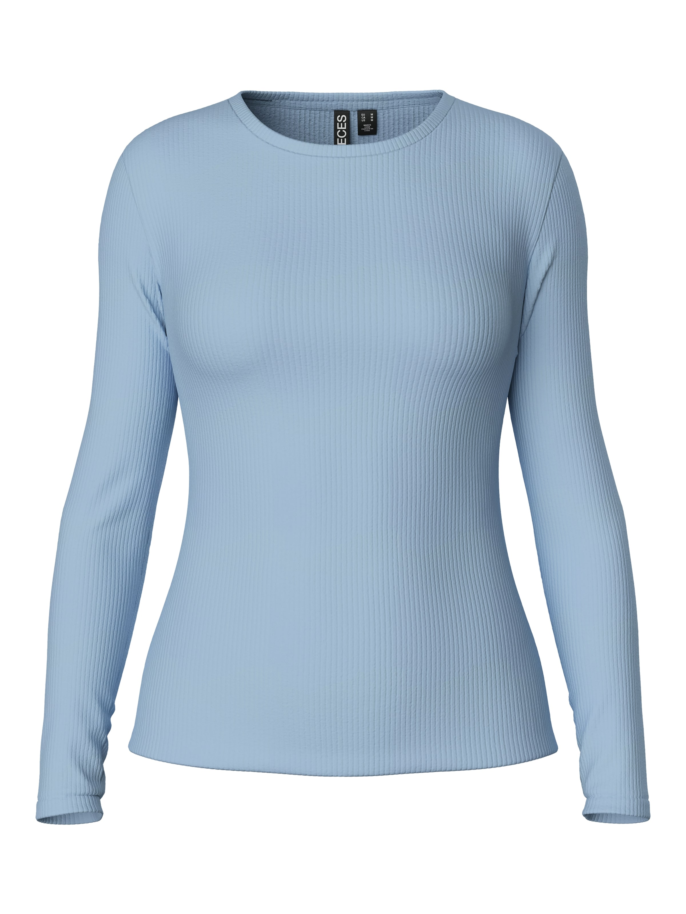 PIECES Shirt 'PCRUKA' in Blue: front