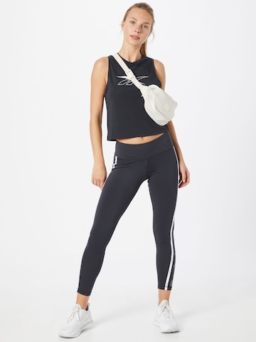 Reebok Sportovní top – černá