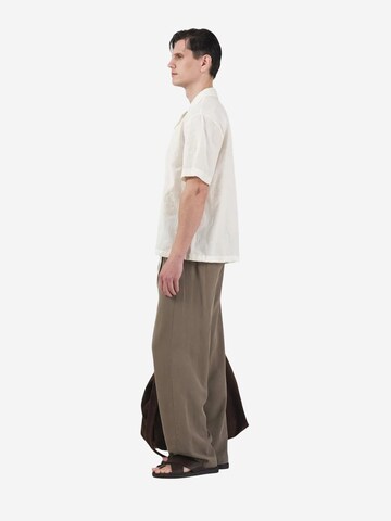 Giesto Regular fit Button Up Shirt in Beige