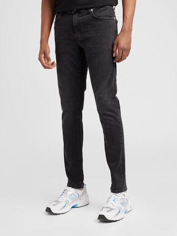 Slimfit Jeans 'LOOM' de la Only & Sons pe negru: față