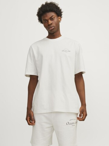 JACK & JONES T-shirt 'Ocean Club' i vit