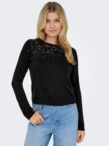 ONLY - Jersey 'ONLSTARRY' en negro: frente