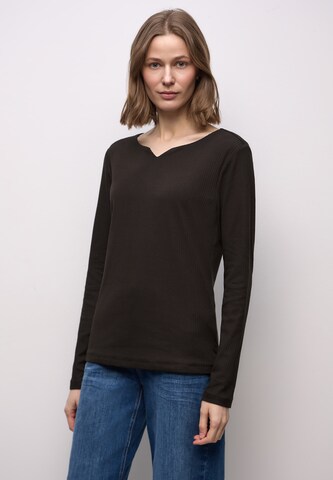 STREET ONE Shirt in Brown: front