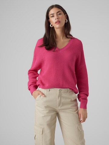 Pull-over 'LEANNA' VERO MODA en violet : devant