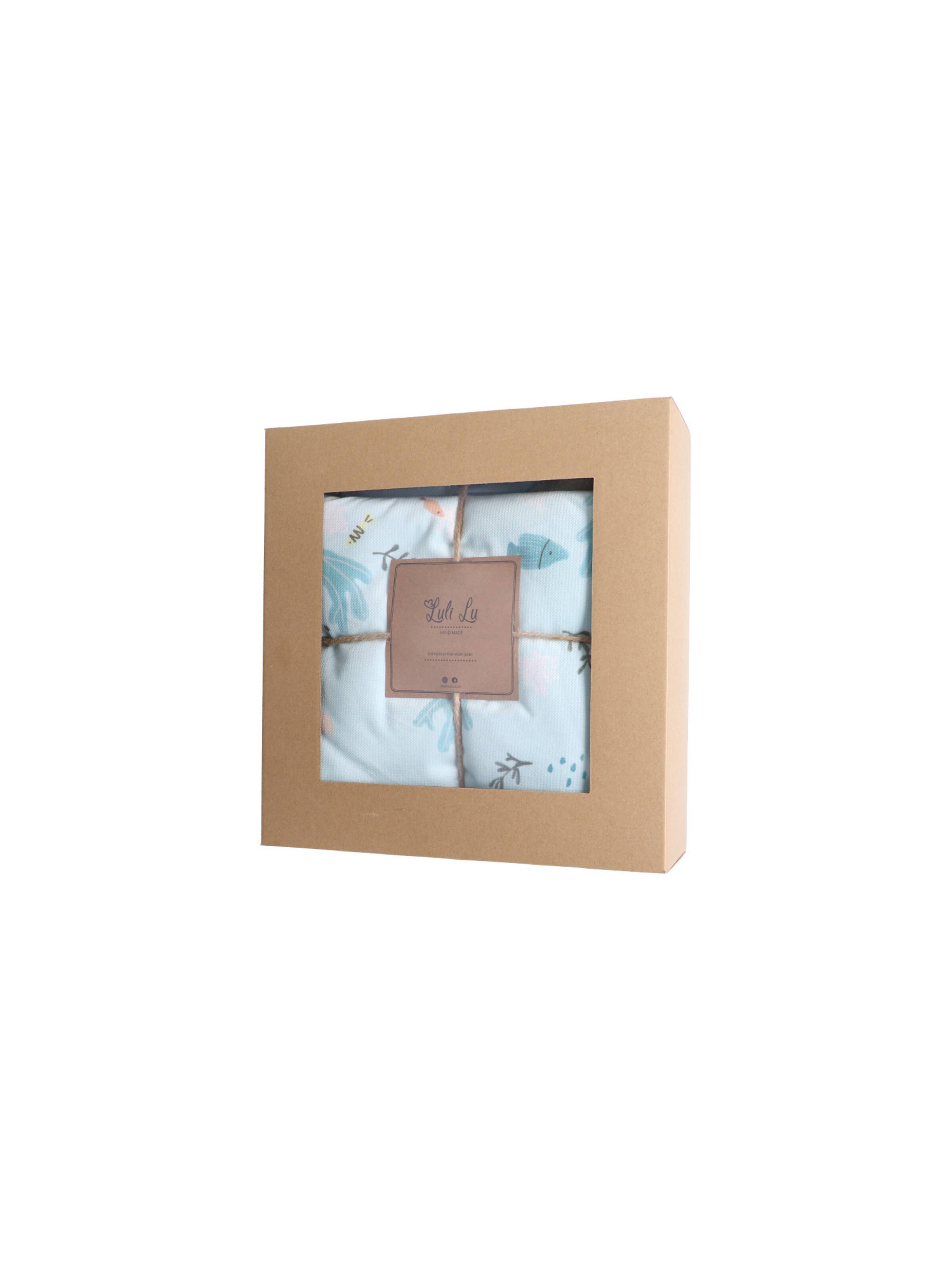 Luli Lu Babydeken 'Fisch' in Blauw