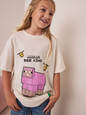 Next Shirt 'Minecraft' in Beige